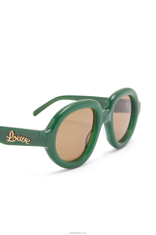 verde ss23 gafas de sol estilo aviador en acetato Loewe R8J8Z1488 mujer