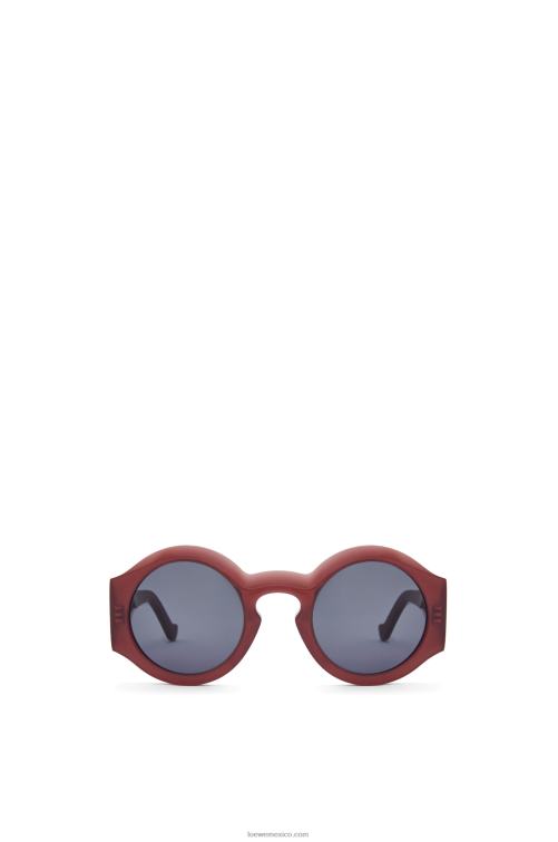 óxido lentes de sol curvos en acetato Loewe R8J8Z1442 mujer