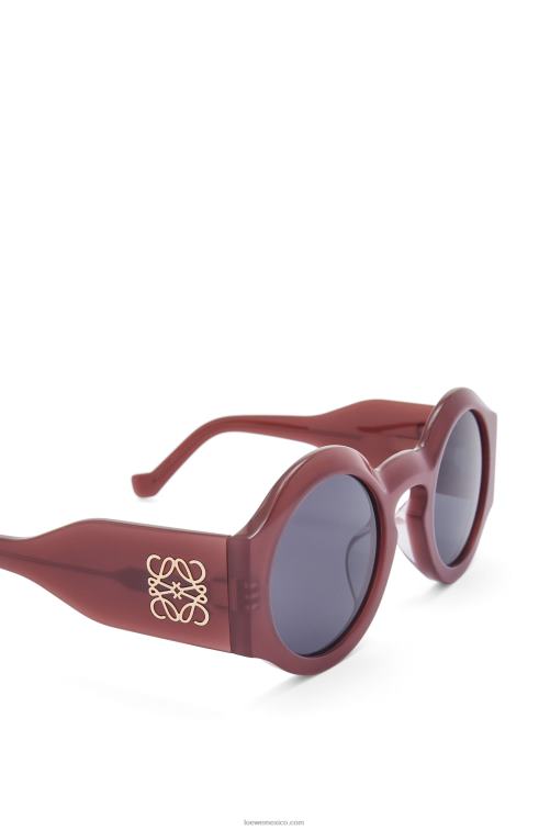óxido lentes de sol curvos en acetato Loewe R8J8Z1442 mujer