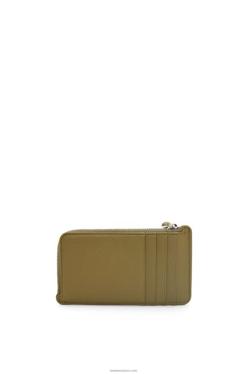 aceituna monedero grande en piel de becerro clásica Loewe R8J8Z1332 mujer