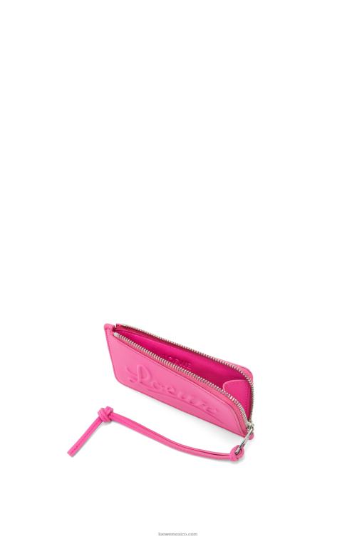 fucsia monedero grande en piel de becerro clásica Loewe R8J8Z1330 mujer