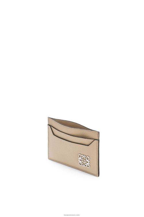 arena tarjetero liso con anagrama de piel de becerro granulada Loewe R8J8Z1357 mujer