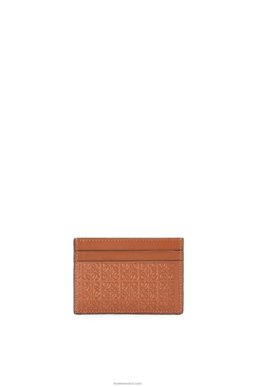 broncearse repetido tarjetero liso de piel de becerro de seda repujada Loewe R8J8Z1400 mujer