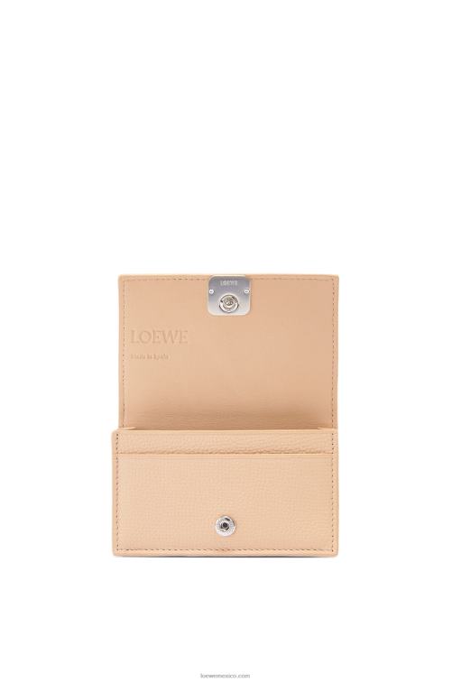desnudo tarjetero con anagrama de piel de becerro granulada Loewe R8J8Z1375 mujer