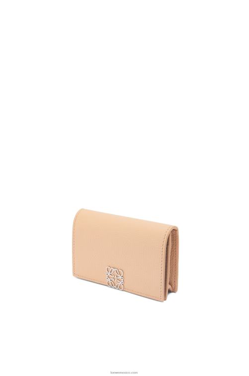 desnudo tarjetero con anagrama de piel de becerro granulada Loewe R8J8Z1375 mujer