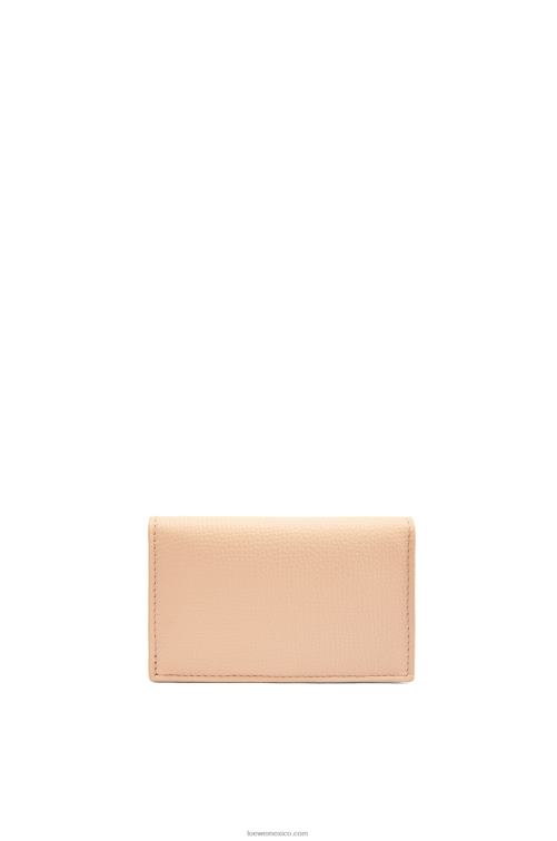 desnudo tarjetero con anagrama de piel de becerro granulada Loewe R8J8Z1375 mujer