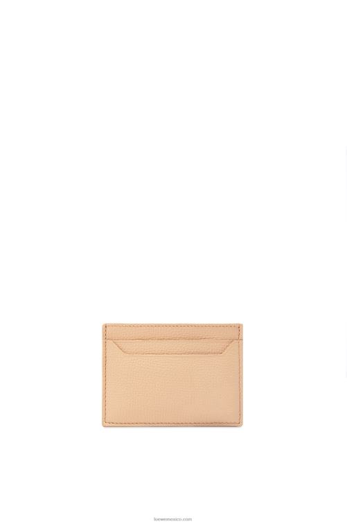 desnudo tarjetero liso con anagrama de piel de becerro granulada Loewe R8J8Z1403 mujer