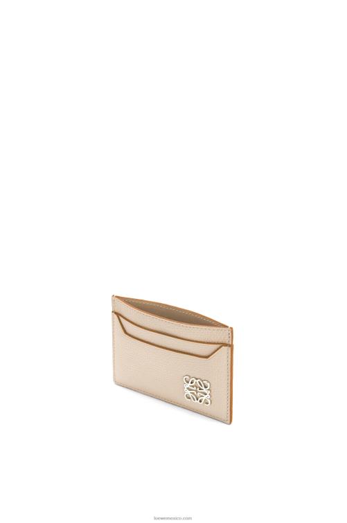 fantasma de luz tarjetero liso con anagrama de piel de becerro granulada Loewe R8J8Z1356 mujer