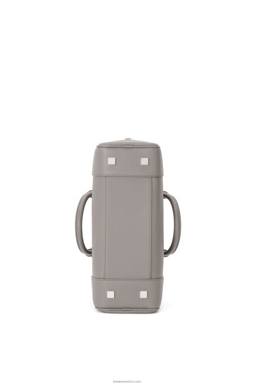 Perla gris bolso amazona 28 de suave piel de becerro graneada Loewe R8J8Z134 mujer