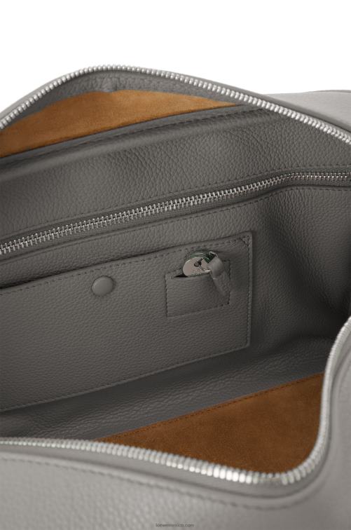 Perla gris bolso amazona 28 de suave piel de becerro graneada Loewe R8J8Z134 mujer