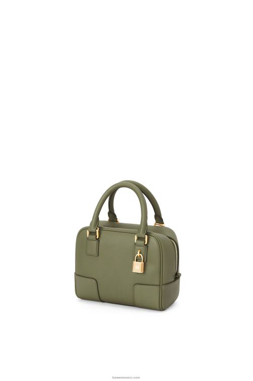aguacate verde Bolso amazona 16 cuadrado de piel de becerro napa Loewe R8J8Z165 mujer