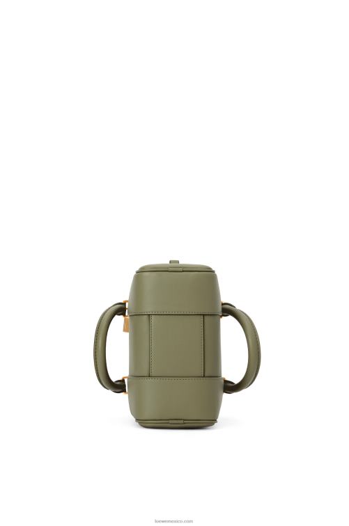 aguacate verde Bolso amazona 16 cuadrado de piel de becerro napa Loewe R8J8Z165 mujer