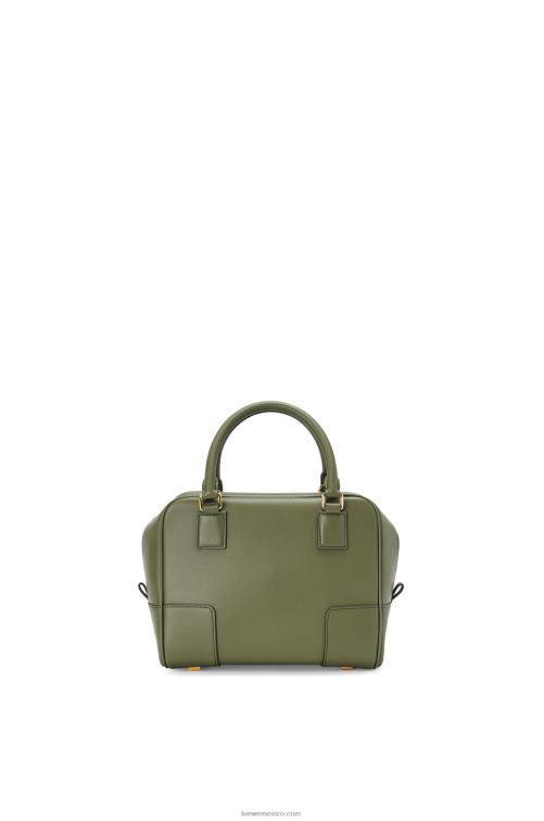 aguacate verde Bolso amazona 19 cuadrado de piel de becerro napa Loewe R8J8Z166 mujer