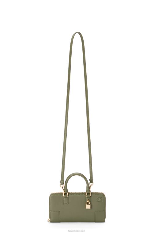 aguacate verde bolsito amazona de napa de becerro Loewe R8J8Z281 mujer