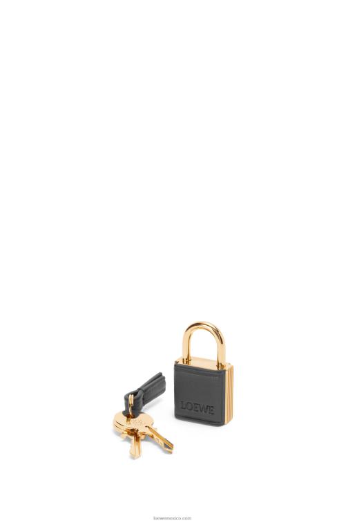azul marino/negro Bolso amazona 28 de jacquard anagrama y piel de becerro Loewe R8J8Z168 mujer