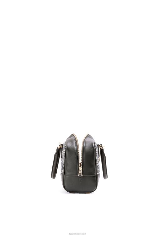 azul marino/negro amazona 23 en anagrama jacquard y piel de becerro Loewe R8J8Z150 mujer