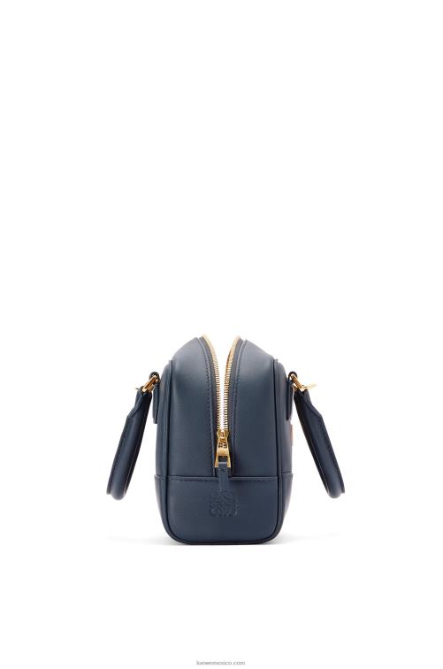 azul ónix Bolso amazona 16 cuadrado de piel de becerro napa Loewe R8J8Z158 mujer