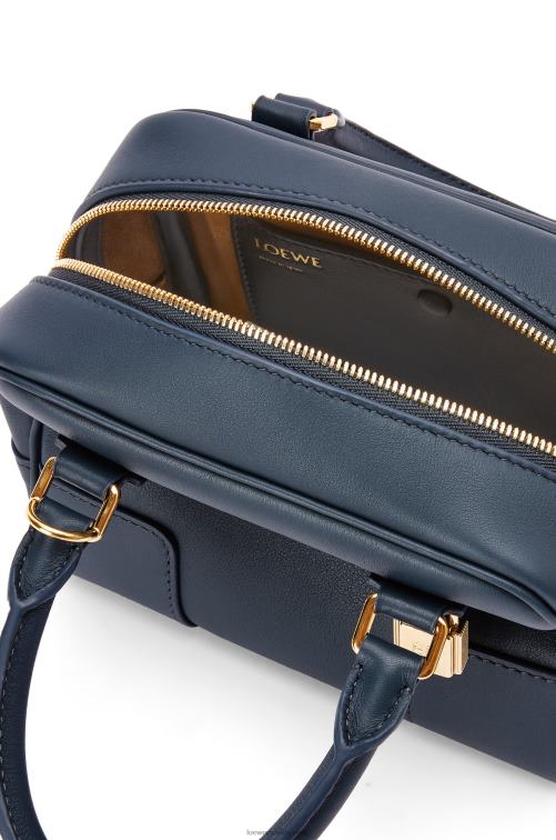 azul ónix Bolso amazona 16 cuadrado de piel de becerro napa Loewe R8J8Z158 mujer