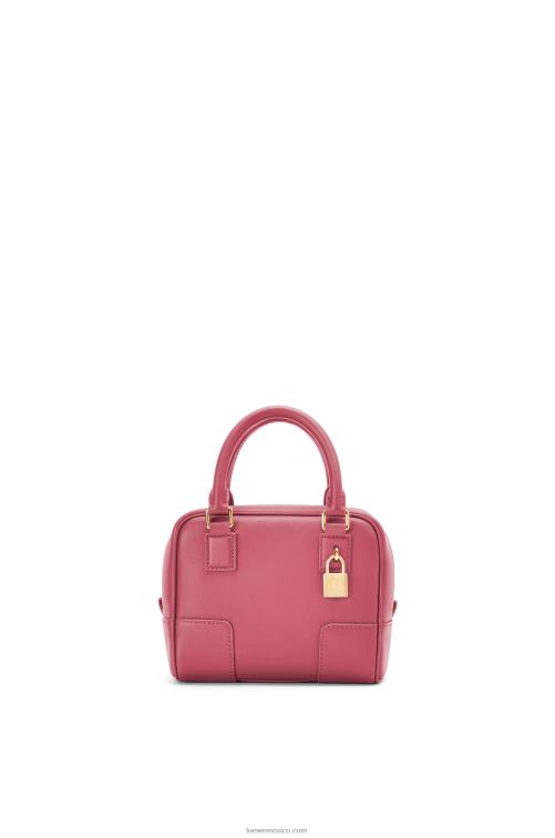 ciruela Bolso amazona 16 cuadrado de piel de becerro napa Loewe R8J8Z159 mujer