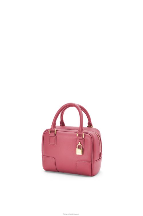 ciruela Bolso amazona 16 cuadrado de piel de becerro napa Loewe R8J8Z159 mujer