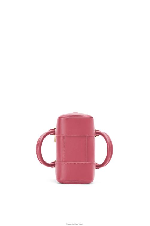 ciruela Bolso amazona 16 cuadrado de piel de becerro napa Loewe R8J8Z159 mujer
