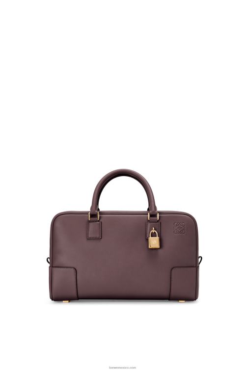 ciruela pasa bolso amazona 28 de piel de becerro napa Loewe R8J8Z173 mujer