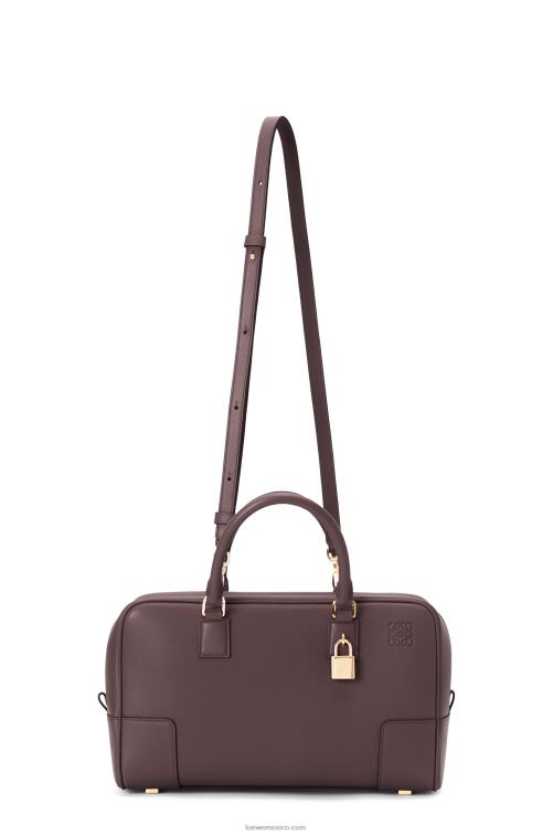 ciruela pasa bolso amazona 28 de piel de becerro napa Loewe R8J8Z173 mujer