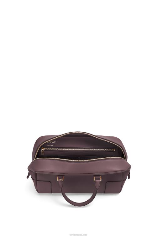 ciruela pasa bolso amazona 28 de piel de becerro napa Loewe R8J8Z173 mujer