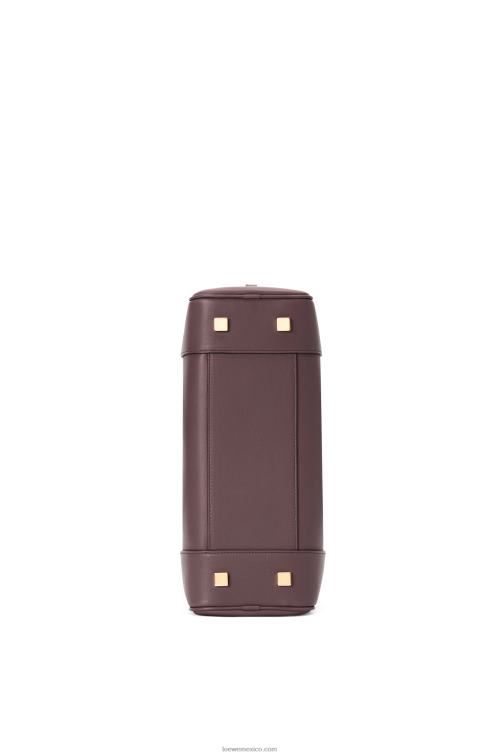 ciruela pasa bolso amazona 28 de piel de becerro napa Loewe R8J8Z173 mujer