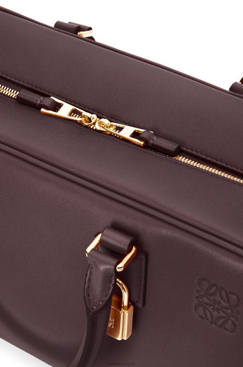 ciruela pasa bolso amazona 28 de piel de becerro napa Loewe R8J8Z173 mujer