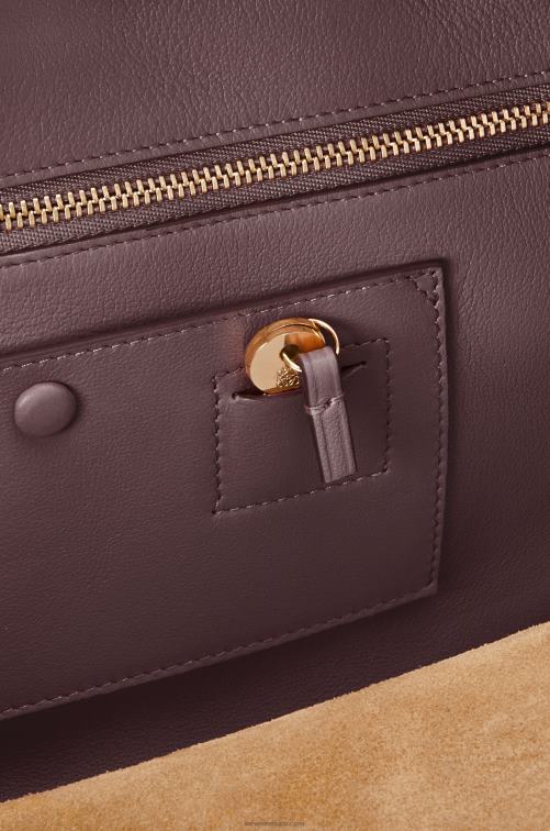 ciruela pasa bolso amazona 28 de piel de becerro napa Loewe R8J8Z173 mujer