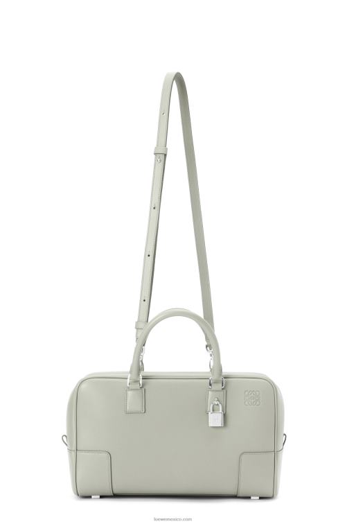 gris ceniza bolso amazona 28 de piel de becerro napa Loewe R8J8Z136 mujer