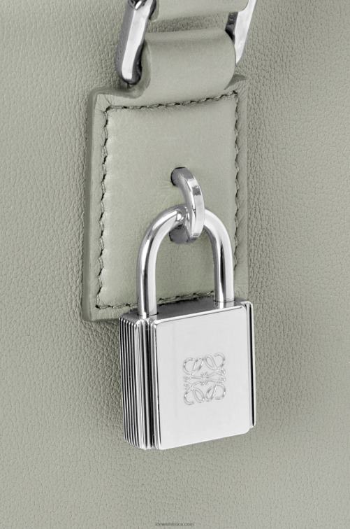 gris ceniza bolso amazona 28 de piel de becerro napa Loewe R8J8Z136 mujer