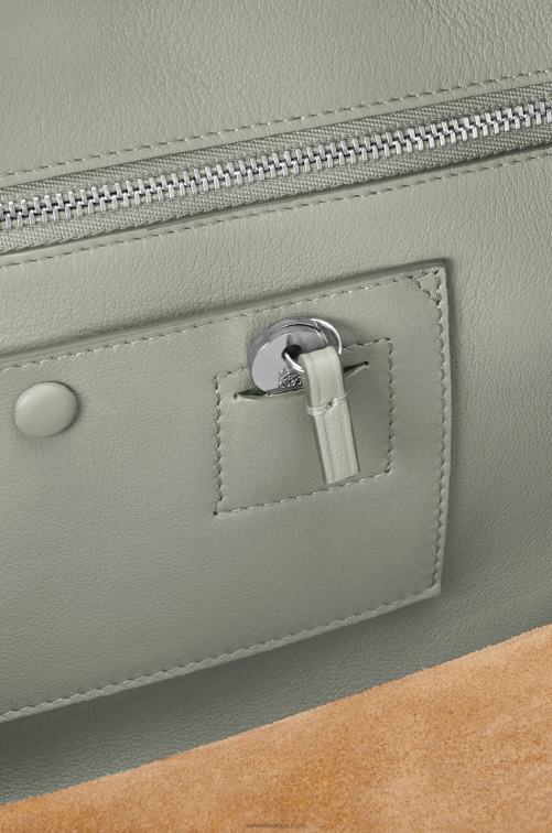 gris ceniza bolso amazona 28 de piel de becerro napa Loewe R8J8Z136 mujer