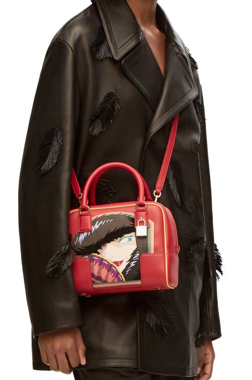 rojo bolso witch of the waste amazona 19 de piel de becerro napa Loewe R8J8Z193 mujer