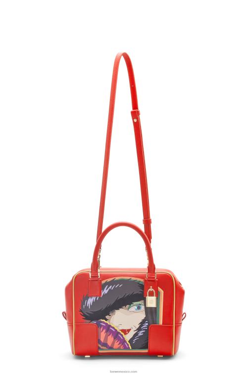rojo bolso witch of the waste amazona 19 de piel de becerro napa Loewe R8J8Z193 mujer