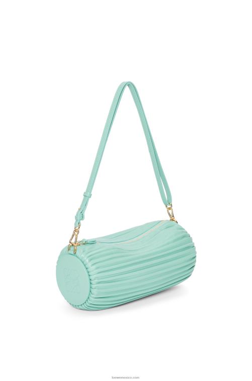 menta fresca bolsito pulsera en napa plisada Loewe R8J8Z398 mujer