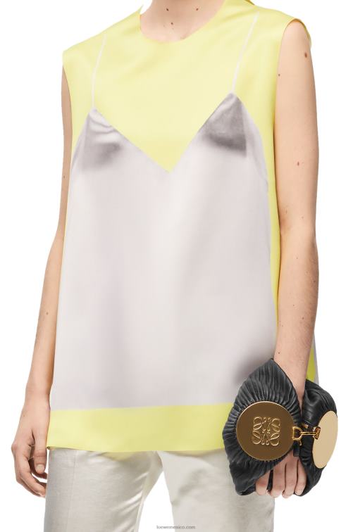 negro bolsito pulsera en napa plisada Loewe R8J8Z626 mujer