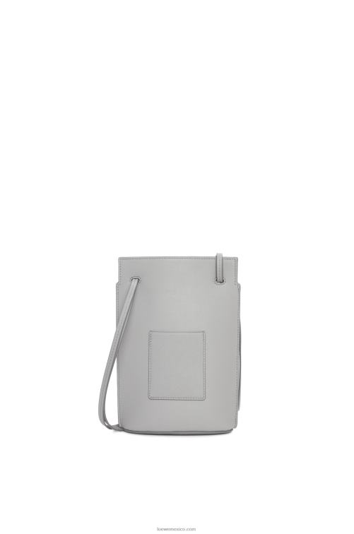 Perla gris bolsillo para dados en piel de becerro clásica Loewe R8J8Z572 mujer