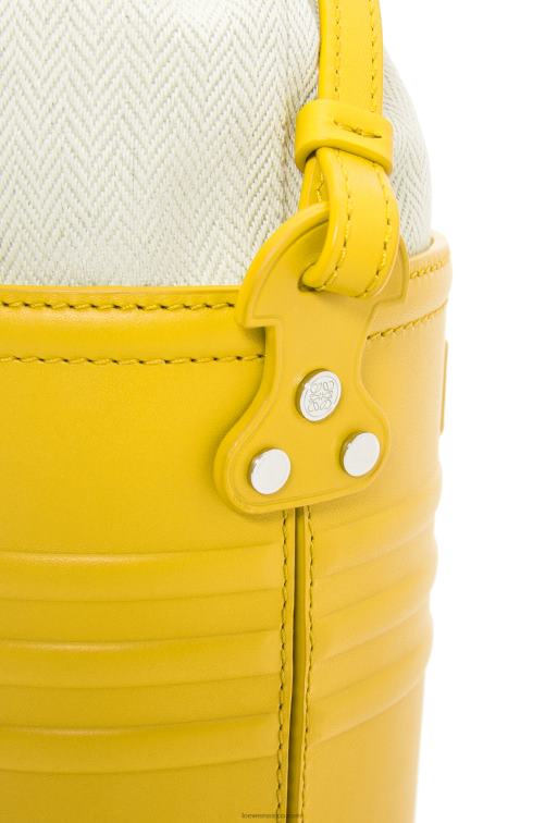amarillo bolsillo jardinero de piel de becerro Loewe R8J8Z230 mujer