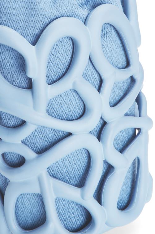 azul polvoriento bolsillo inflado con anagrama de gomaespuma ligera Loewe R8J8Z576 mujer