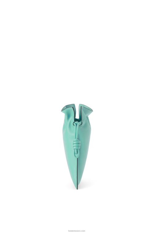 menta fresca bolsillo flamenco de piel de becerro napa Loewe R8J8Z296 mujer