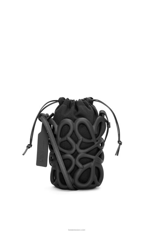 negro bolsillo inflado con anagrama de gomaespuma ligera Loewe R8J8Z578 mujer
