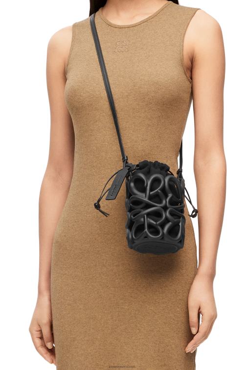 negro bolsillo inflado con anagrama de gomaespuma ligera Loewe R8J8Z578 mujer
