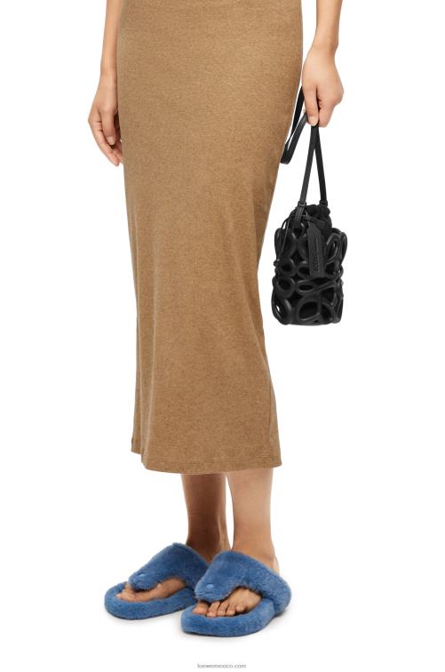 negro bolsillo inflado con anagrama de gomaespuma ligera Loewe R8J8Z578 mujer