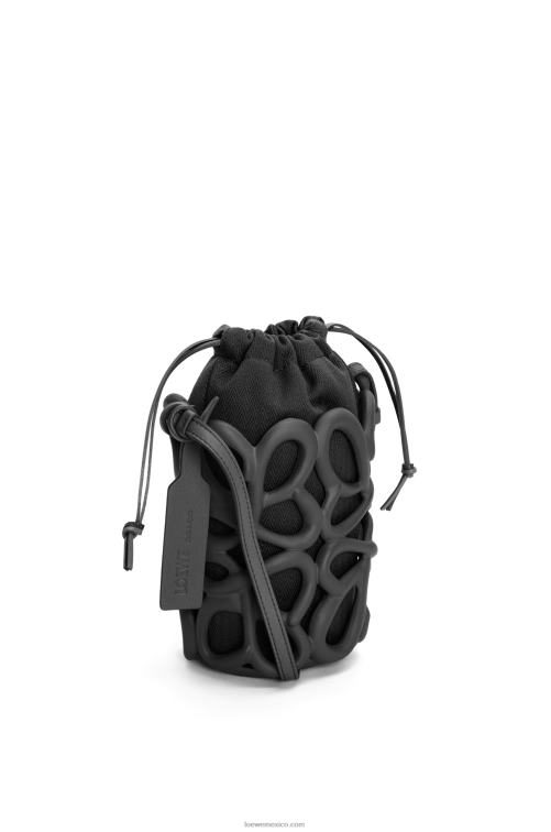 negro bolsillo inflado con anagrama de gomaespuma ligera Loewe R8J8Z578 mujer