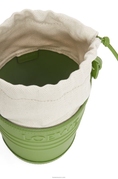 primavera verde bolsillo jardinero de piel de becerro Loewe R8J8Z228 mujer