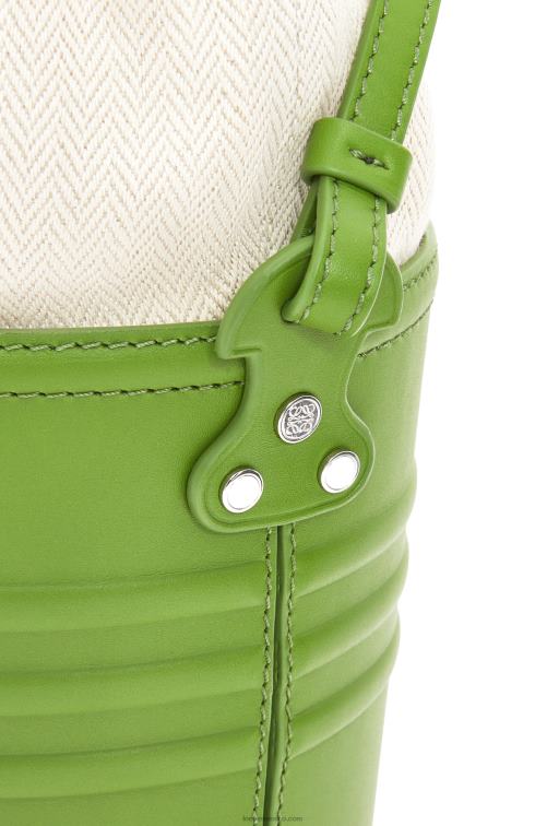primavera verde bolsillo jardinero de piel de becerro Loewe R8J8Z228 mujer