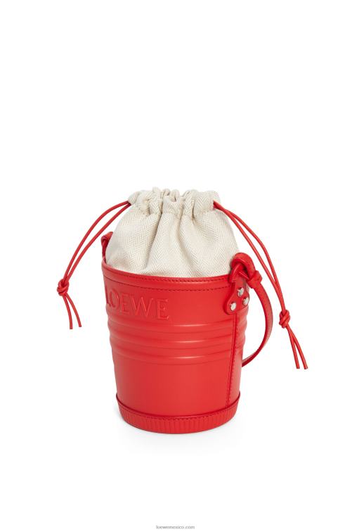 rojo bolsillo jardinero de piel de becerro Loewe R8J8Z229 mujer