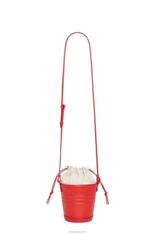 rojo bolsillo jardinero de piel de becerro Loewe R8J8Z229 mujer